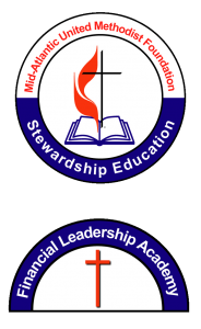 Mid-Atlantic UM Foundation Financial Leadership Academy Logo and Stewardship Education Logo