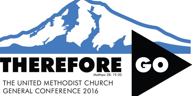 General Conference 2016 logo and theme: Therefore Go