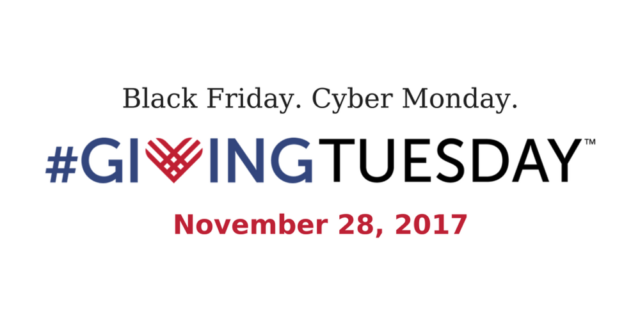 #GivingTuesday, November 28, 2017