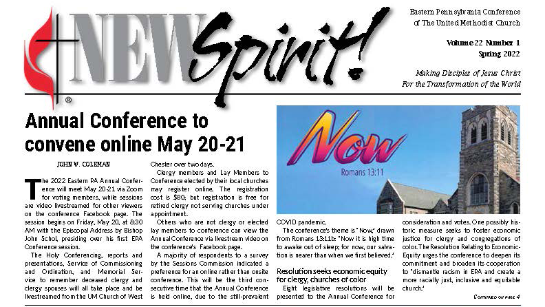 Featured image for “NEWSpirit newspaper’s Spring 2022 issue is published”