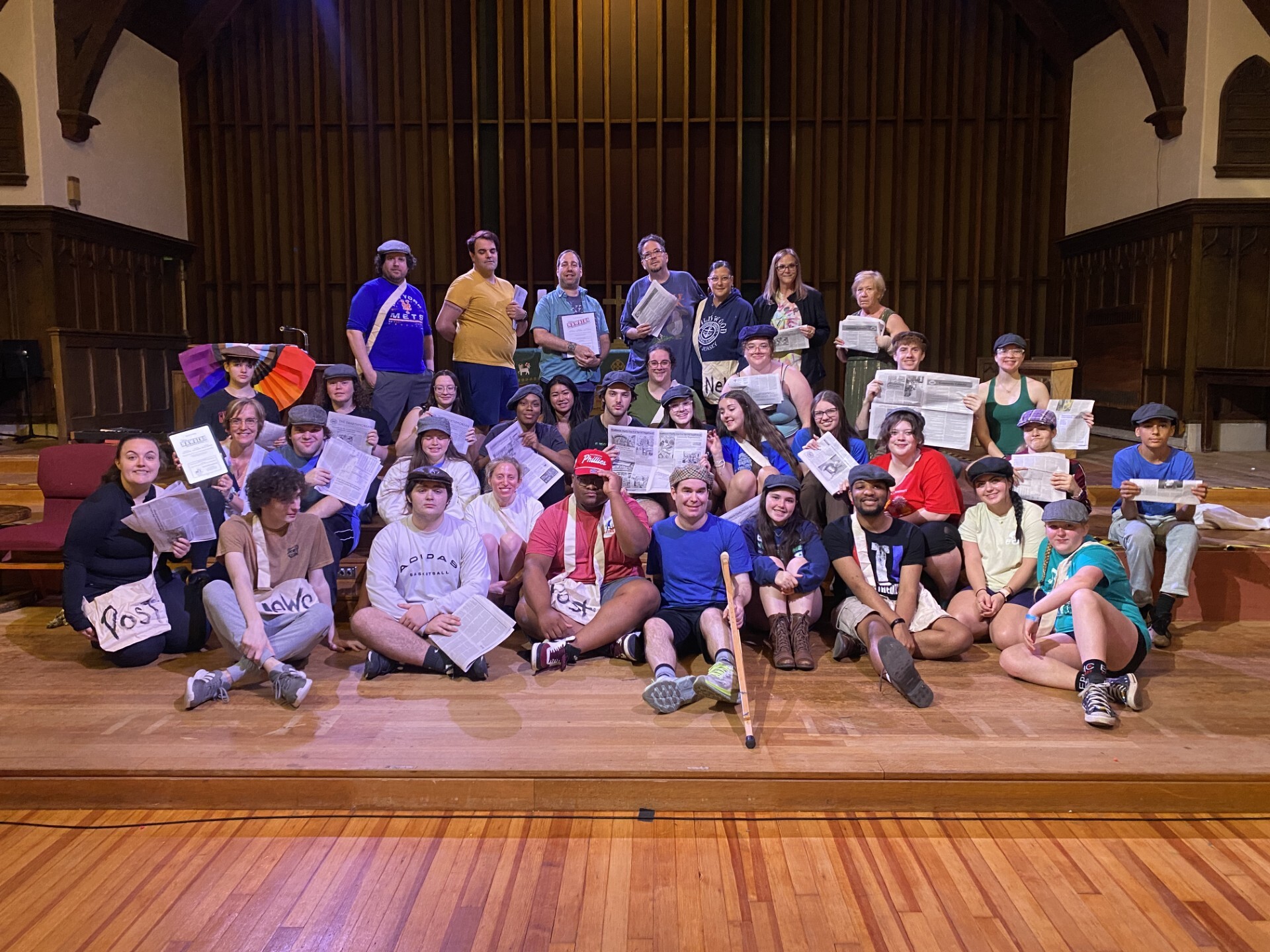 Featured image for “Standing Up for What’s Right: The Inspiring Themes of Disney’s Newsies Come to Life at Swarthmore UMC”