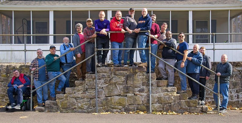 Featured image for “Men’s retreat creates band of brothers through labors of love”