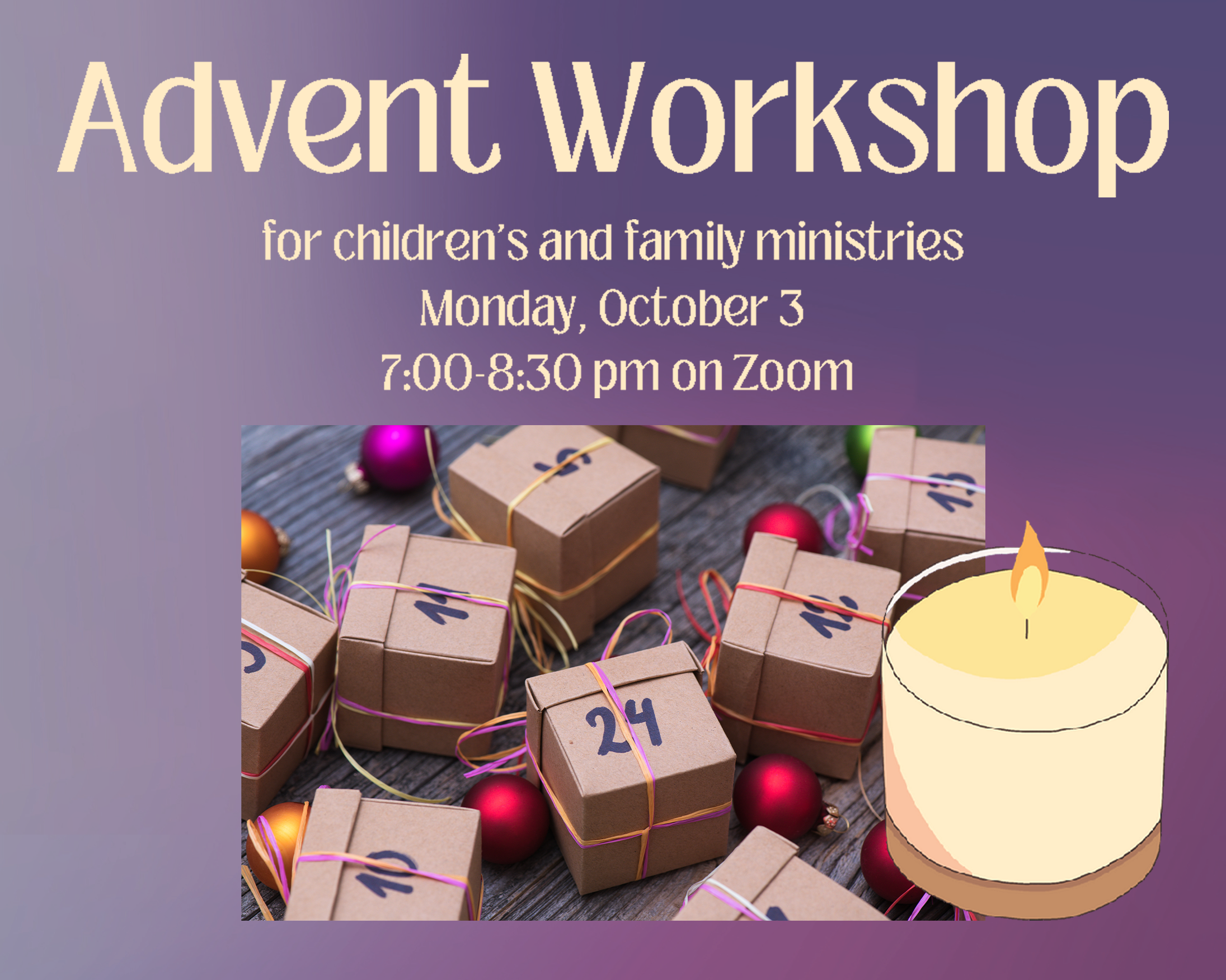 Featured image for “Advent Preparation Workshop for Children’s & Family Ministries”