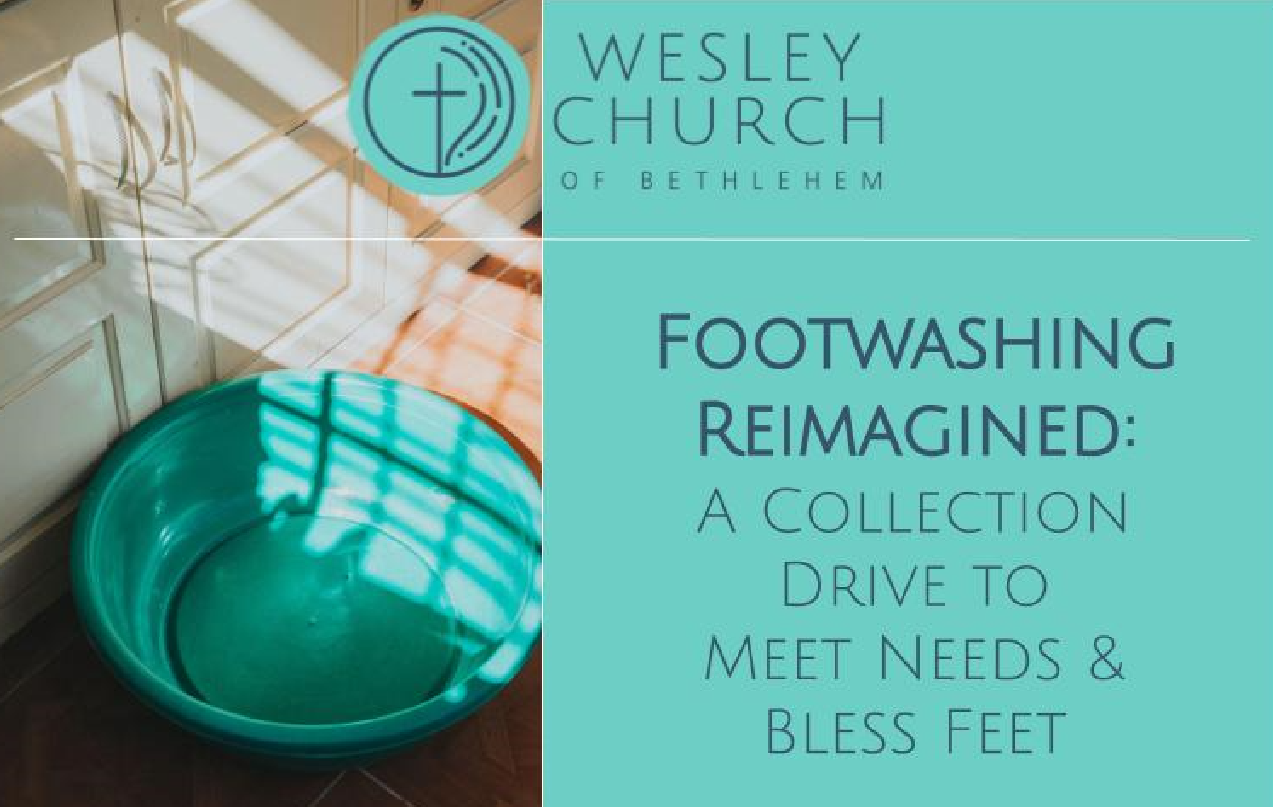 Footwashing reimagined Eastern PA Conference of the UMC