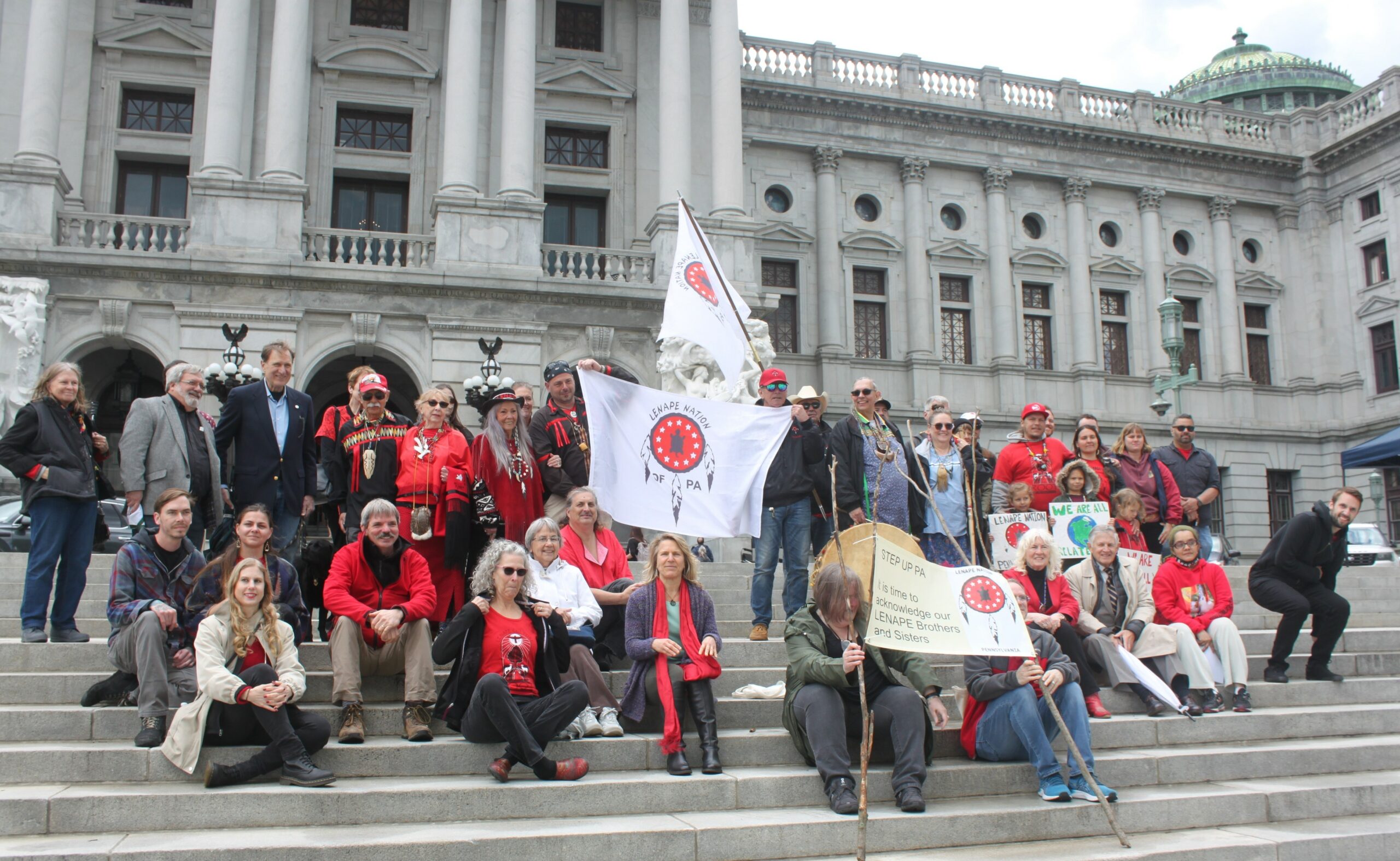 Featured image for “<strong>CoNAM joins Harrisburg rally for Lenape of PA state recognition</strong>”