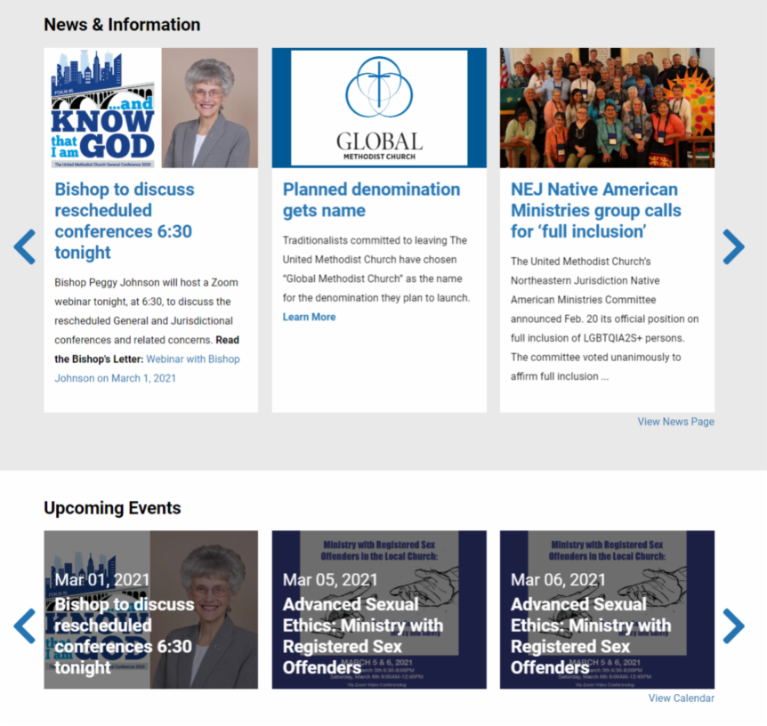 Eastern PA Conference launches new website Eastern PA Conference of